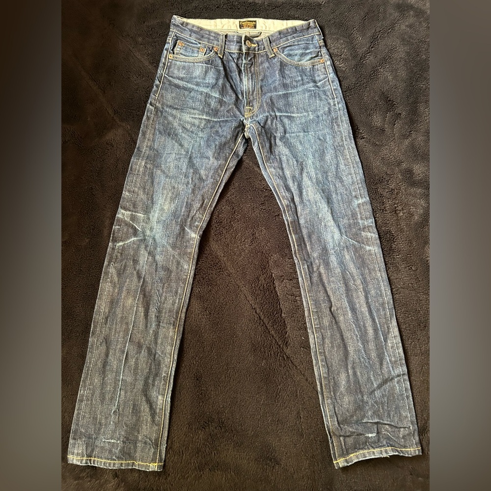 -13.5 oz. Japanese Denim Flaco (Skinny) Jean - Indigo
-Worn Condition 
-Size 29